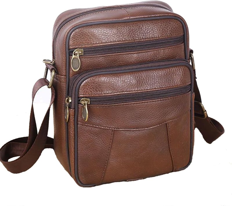 Vohoney férfi bőr crossbody táska utazáshoz és sporthoz