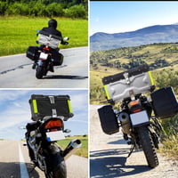 VOKKA 65L Alumínium Motoros Hátsó Doboz - Vízálló, Porálló, Lopásbiztos Túradoboz Robogókhoz, Motorokhoz, Kivehető Béléssel és Háttámlával 6