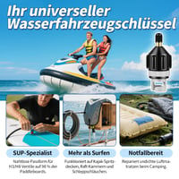 VOKKA SUP adaptér na hustenie ventilový adaptér kompresorová prípojka príslušenstvo pre paddleboardy a nafukovacie člny 5