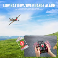 VOLANTEXRC P51 Mustang 2.4GHz RC Repülőgép - Giroszkópos Stabilizálással, 2 Akkumulátorral, Kezdőknek és Gyerekeknek, Repülésre Kész 5