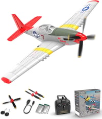 volantexrc P51D Mustang V2 4 csatornás RC repülőgép 2.4GHz RTF kezdőknek 4