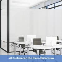 Volcanics folija za staklo mat 90x200 cm, samoljepljiva, statička, bez ljepila, anti-UV zaštita od pogleda za dom, ured i kupaonicu K 6
