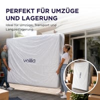 Volila Navlaka za zaštitu madraca 160x200 cm, Vodootporna zaštitna navlaka za madrac za selidbu i skladištenje, otporna na kidanje, protiv nametnika, mrlja i prašine 4