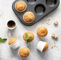 volila Tapadásmentes Muffin Sütőforma Készlet 6 Adagos Cupcake Forma Sütemény Sütéshez 2 Darabos Szett 5
