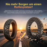 Anvelopă plină VOLOHAS 60/65-6,9 de 10 inchi pentru trotinetă electrică Ninebot Max G2, G2D, G2E, G65, F3, F3 Pro, roată de schimb spate, anvelopă solidă anti-derapantă, fără pană, negru, 1 buc. 7