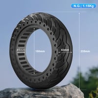 Pneumatika VOLOHAS 60/70-6.5, plná bezdušová pre Ninebot F2 Pro D/E3 Pro D, 10x2.5 bezdefektná voštinová pneumatika pre Ninebot Max G30/G30 D2/Xiaomi 5, na predné alebo zadné koleso elektrickej kolobežky (10 palcov) 2