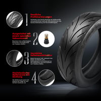 Bezzdušová pneumatika VOLOHAS 60/70-6.5 s ventilom – pre kolobežky Xiaomi 5/5 Pro/5 Max, Ninebot Max G30/G30D/G30D2 5