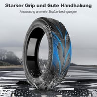 VOLOHAS 60/70-6.5 Tubeless Gumiabroncs Segway Ninebot Max G30 Elektromos Roller 10 Hüvelykes Kerékhez Lyuktűrő 6