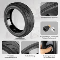 VOLOHAS 60/70-6.5 Tubeless Gumiabroncs Segway Ninebot Max G30 Elektromos Roller 10 Hüvelykes Kerékhez Lyuktűrő 4