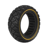 Plná pneumatika VOLOHAS 90/65-6.5 pre 11-palcové elektrické kolobežky - Kukirin G4, Zero 11X, Dualtron Thunder, Kaabo Wolf Warrior - odolná voči defektu, žltá, 1 ks 5