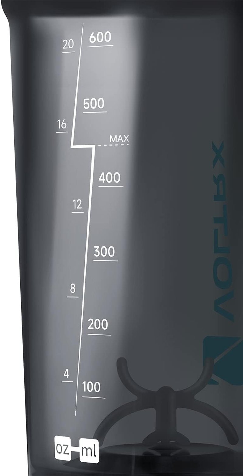 VOLTRX Elektromos Protein Shaker 680ml - USB-C Tölthető Keverőpalack Fehérje és Étkezést Helyettesítő Italokhoz - BPA-mentes Tritan Kék