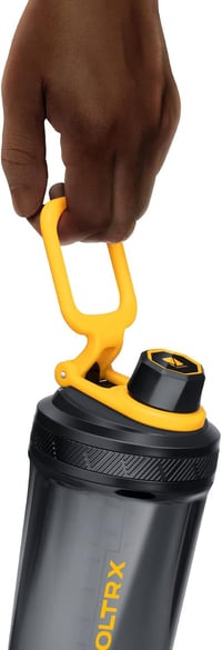 VOLTRX Elektromos Protein Shaker 680ml - USB-C Tölthető Keverőpalack Fehérjeturmixokhoz, BPA-mentes Tritan Anyagból, Sárga 6