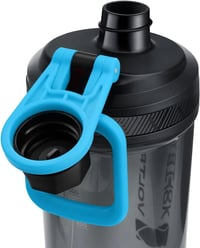 VOLTRX Elektromos Protein Shaker 680ml - USB-C Tölthető Keverőpalack Fehérje és Étkezést Helyettesítő Italokhoz - BPA-mentes Tritan Kék 3