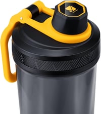 VOLTRX Elektromos Protein Shaker 680ml - USB-C Tölthető Keverőpalack Fehérjeturmixokhoz, BPA-mentes Tritan Anyagból, Sárga 2