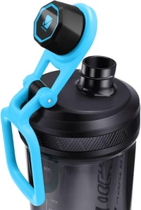 VOLTRX Elektromos Protein Shaker 680ml - USB-C Tölthető Keverőpalack Fehérje és Étkezést Helyettesítő Italokhoz - BPA-mentes Tritan Kék 7