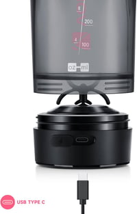VOLTRX Elektromos Protein Shaker 680ml - USB-C Tölthető Turmixgép Rózsaszín, BPA-mentes Tritan Anyagból, Fehérjeturmixokhoz 5