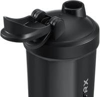 VOLTRX Elektromos Protein Shaker Palack 710ml - USB-C Tölthető Turmixgép Fehérjeitalokhoz, BPA-mentes, Szivárgásmentes, Fekete 4