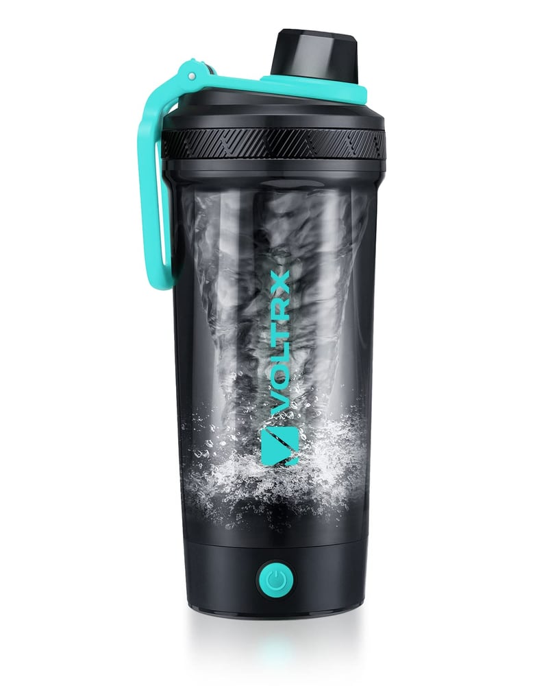 VOLTRX Električni shaker 680 ml - USB-C punjivi mikser za proteinske shakeove, od Tritan materijala bez BPA, miješalica za proteinske shakeove, menta zelena