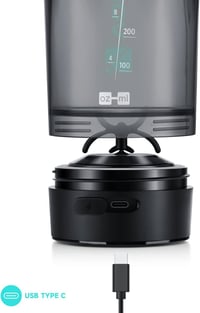 VOLTRX Elektromos Shaker Palack 680ml - USB-C Tölthető Fehérje Turmixgép, BPA-mentes Tritan Anyagból, Protein Shake Keverő, Mentazöld 5