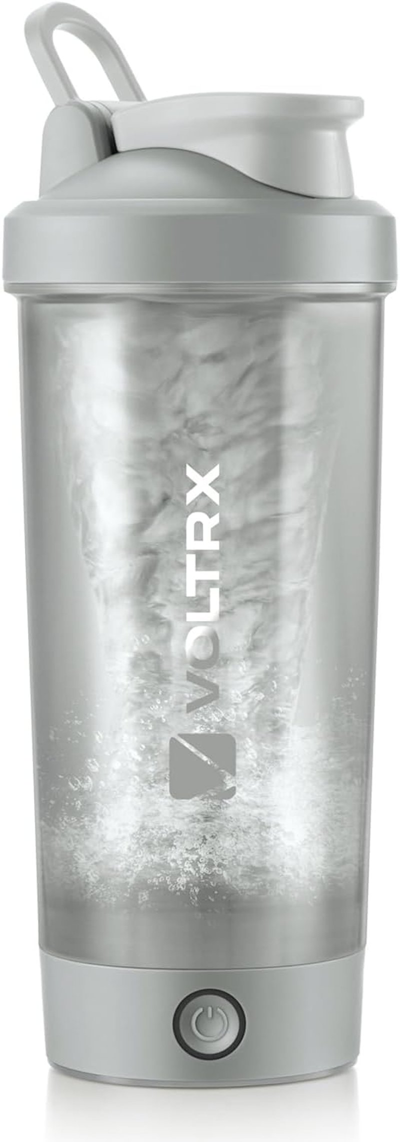 VOLTRX Titanus Elektromos Protein Shaker 710ml - USB-C Tölthető Turmixgép, BPA-mentes, Csomómentes Keverés, Szivárgásmentes, Szürke