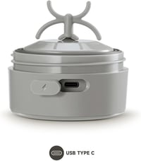 VOLTRX Titanus USB-C Elektromos Protein Shaker 710ml - Újratölthető Fehér Turmixgép Fehérjeitalokhoz, Szivárgásmentes BPA-mentes Keverőpalac 7