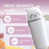 Vonavira szilikon ceruzatartó teleszkópos állvánnyal, kawaii design 3