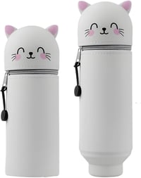 Vonavira szilikon ceruzatartó teleszkópos állvánnyal, kawaii design 1