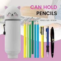 Vonavira szilikon ceruzatartó teleszkópos állvánnyal, kawaii design 5