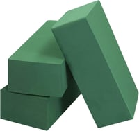 VonBueren 3x virághabszivacsok nedves 23x11x7,5cm kézműves virágdekorációhoz 5