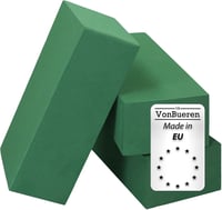 VonBueren 3x virághabszivacsok nedves 23x11x7,5cm kézműves virágdekorációhoz 1