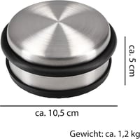 VonBueren 4 db ajtórögzítő 1,2 kg rozsdamentes acél 10,5x5 cm 2