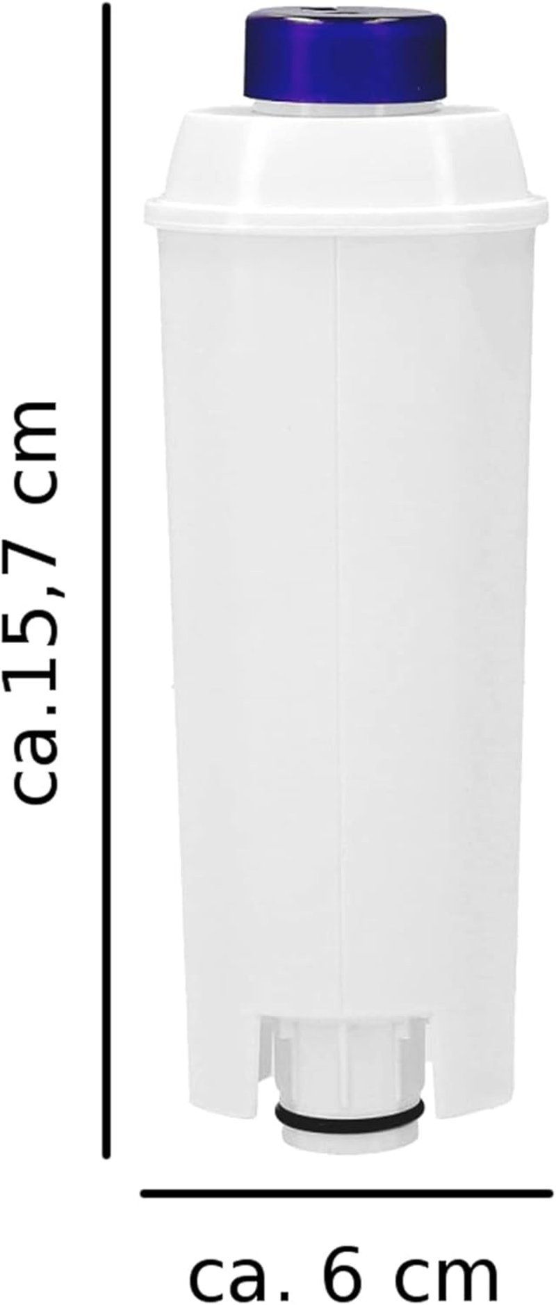VonBueren 5db Vízszűrő DeLonghi Automata Kávéfőzőkhöz - Combi/ECAM/Espresso/Prima Donna Modellekhez Kompatibilis Szűrőbetét