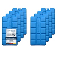 Chladiaca vložka VonBueren do chladiacich tašiek a boxov – 8 ks, 12-hodinové chladenie, cca 200 g/ks, 8,1 x 15,2 x 2,2 cm, modrá 1