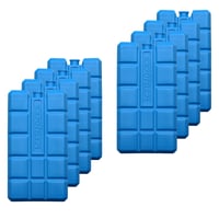 Chladiaca vložka VonBueren do chladiacich tašiek a boxov – 8 ks, 12-hodinové chladenie, cca 200 g/ks, 8,1 x 15,2 x 2,2 cm, modrá 5
