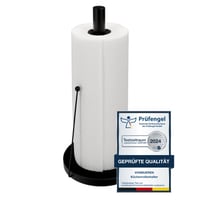 Suport pentru prosoape de hârtie VonBueren, negru, din oțel inoxidabil, vertical 1