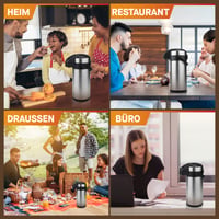 Termos cu Pompă Vondior Airpot, 5 Litri – Carafă de Cafea Izolată din Oțel Inoxidabil, Dozator de Băuturi pentru Petreceri 7