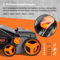 VonHaus 1800W elektromos műfűtisztító seprű 45L gyűjtőtáskával 4