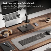 VonHaus Monitor Tartó Laptop Állvánnyal 13-32" Képernyőkhöz - Asztali Rögzítés, Állítható Magasság - Dönthető, Forgatható Karok, VESA Kompat 5