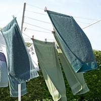 Vonia Skladací sušiak na bielizeň typu dáždnik so 45 m šnúr, biely, s kotviacim hrotom do zeme, na vonkajšie aj vnútorné použitie, do záhrady a na balkón 6