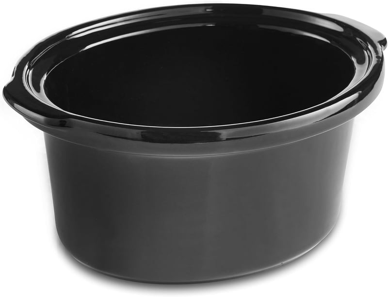 VonShef Lassú Főző 6,5L Piros Elektromos Főzőedény Üveg Fedéllel Rozsdamentes Acél 290W Crockpot Ételkészítő