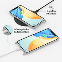 VooDirop silikónový kryt na iPhone 13 na krk s nylonovým remienkom a crossbody taškou, strieborný 4