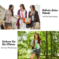 VooDirop silikónový kryt na iPhone 13 na krk s nylonovým remienkom a crossbody taškou, strieborný 6