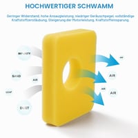 VooGenzek 799579 pjenasti filter za zrak za kosilicu, zamjena 6 komada - komplet filtera za zrak kompatibilan s Briggs and Stratton 590581 08P502 08P602 09P602 3