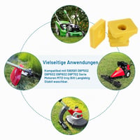 VooGenzek 799579 pjenasti filter za zrak za kosilicu, zamjena 6 komada - komplet filtera za zrak kompatibilan s Briggs and Stratton 590581 08P502 08P602 09P602 6