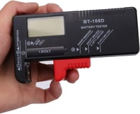 VooGenzek BT-168D Univerzális Digitális Elem Teszter AA AAA C D 9V Gombelem Feszültségmérő Akkumulátor Ellenőrző Készülék 6