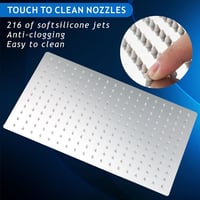 Voolan 40,5 cm négyzet alakú esőzuhany rozsdamentes acél fali mennyezeti szereléshez 3