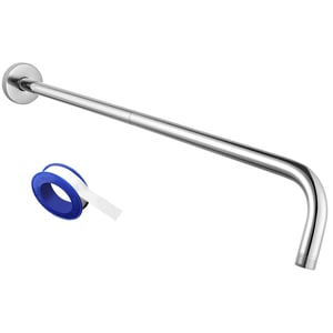 Voolan nerezové sprchové rameno, nástenné - chróm - 61 cm