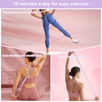 VOSSOT Odporová guma v tvare osmičky, expandér na posilňovanie hrudníka, ramien a fitness tréning, na zvýšenie flexibility a sily, fialová, 8 ks 5