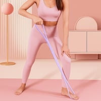 VOSSOT Odporová guma v tvare osmičky, expandér na posilňovanie hrudníka, ramien a fitness tréning, na zvýšenie flexibility a sily, fialová, 8 ks 6