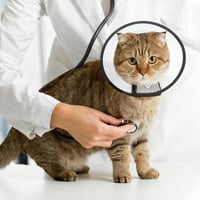 Colier de Recuperare VOSSOT pentru Pisici - Guler de Protecție Ușor Împotriva Linsului, Guler Elizabethan Transparent 4